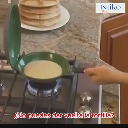 Sartén Doble Para Tortillas, Omelette y Panquequera